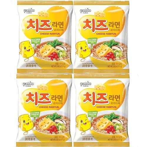 Miniatura 3 de Paldo Cheese Fromage Ramyun Fideos, queso Ramyun, 3.92 oz (4 paquetes)