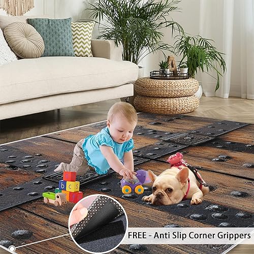 Miniatura 26 de Alfombras deportivas geniales para dormitorio, alfombra de área de automóvil deportivo para sala de estar, alfombra antideslizante para interiores,