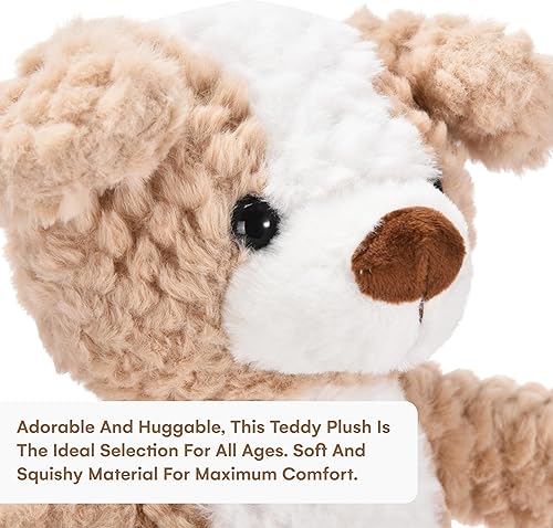 Miniatura 2 de CHILDLIKE BEHAVIOR Juguete de peluche para perros, almohada de peluche marrón claro para niñas y niños, suave y esponjoso, lavable a máquina, 15
