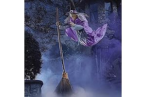 Animated Floating Halloween Witch Decoration