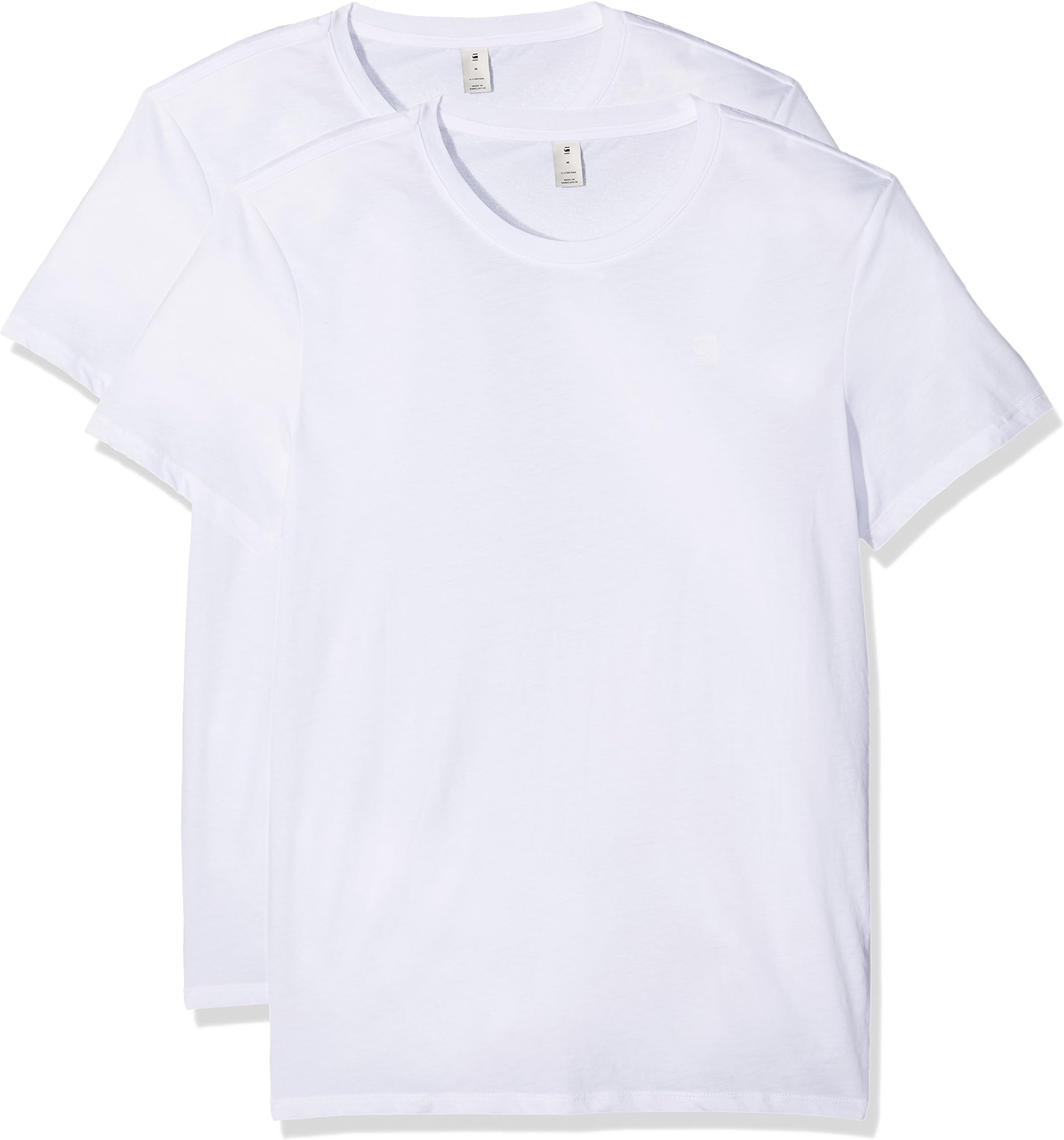 G-STARMen's Base HTR RT S/S T-Shirts (Pack of 2)