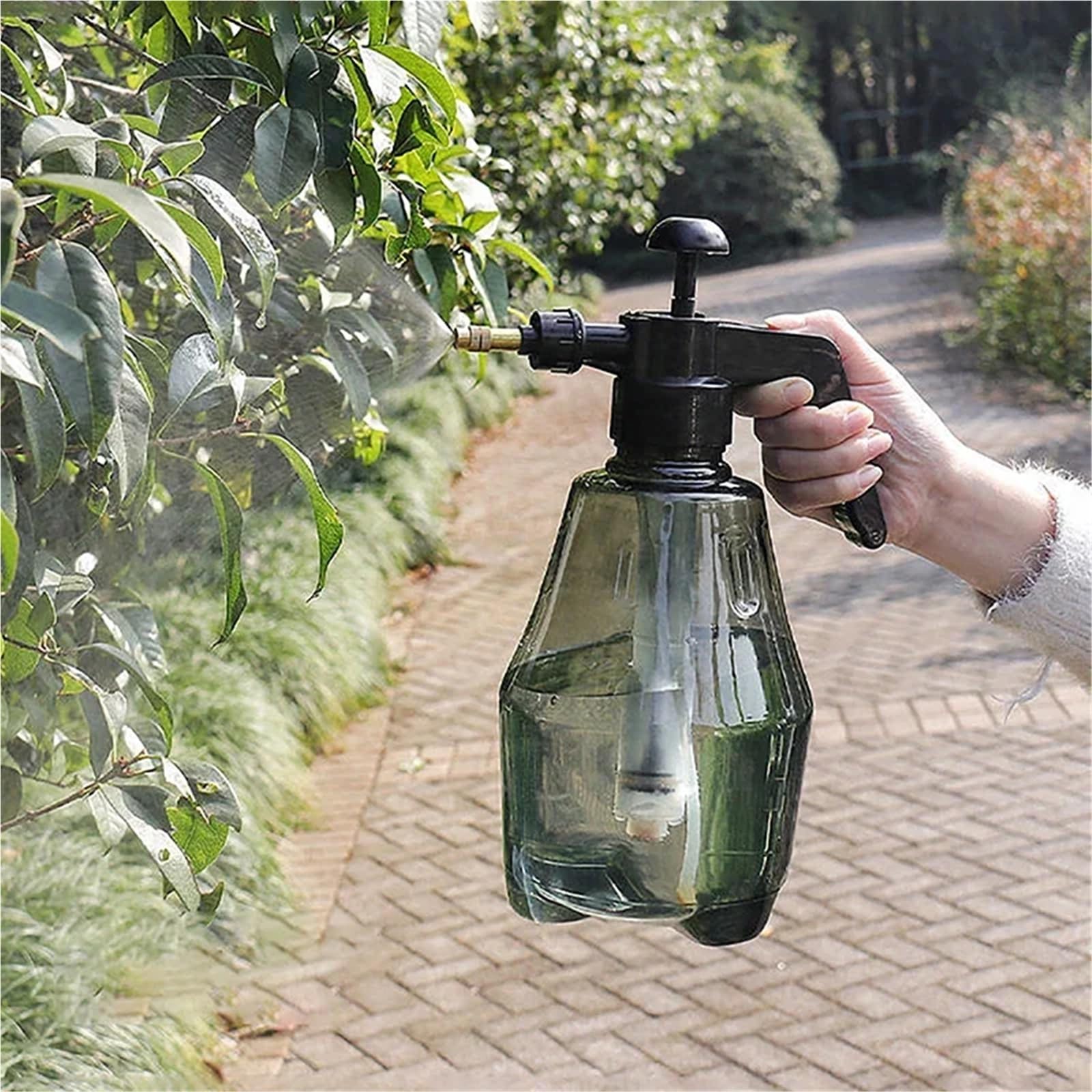 Spruzzatore a pressione manuale da 1,5 l, pompa ad aria, acqua giardino, irrigazione, attrezzi for l'irrigazione, spray Per Piante In Vaso, Giardino(A Gray)