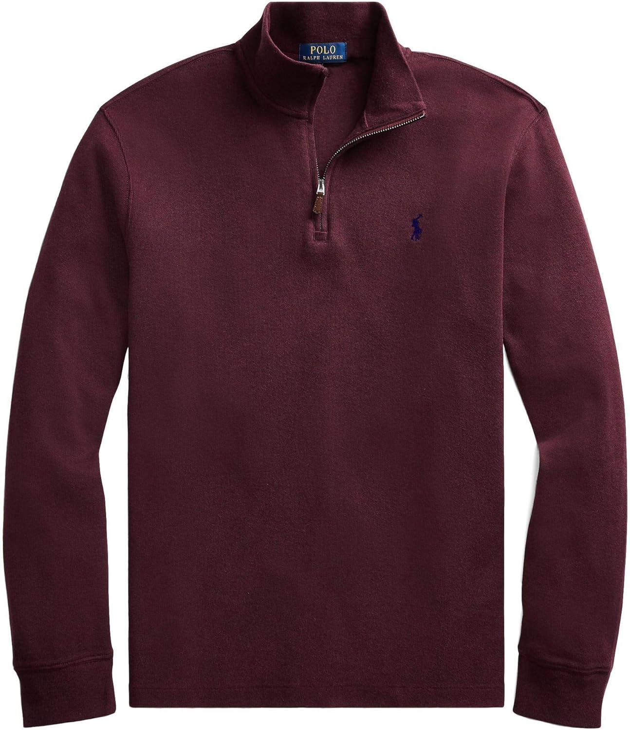 POLO RALPH LAUREN Men's Classic Estate-Rib Quarter-Zip Pullover Sweater