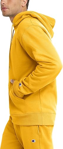 Miniatura 95 de Champion - Sudadera con capucha para hombre, cómoda, de vellón Powerblend (tallas regulares o tallas grandes o altas). Negro - C Logo