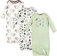 Vista 8 de Touched by Nature - Camisones unisex de algodón orgánico para bebé Margarita