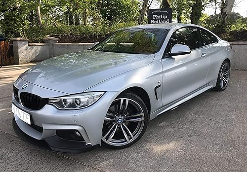 Miniatura 2 de NINTE Faldas laterales para BMW Serie 4 F32 F33 F36 2014-2020  Paneles basculantes de extensión de plástico ABS negro mate M Performance