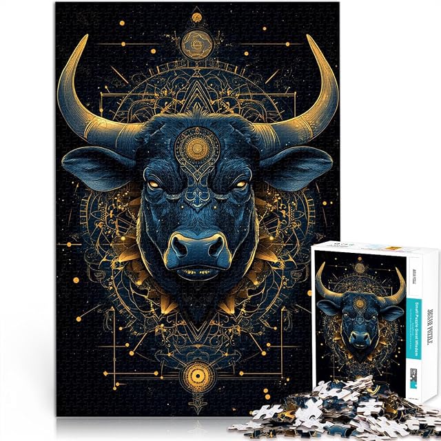 Tauro Puzzle de 1000 Piezas para Adultos Alivia el estrés Vacaciones en casa Matar el Tiempo Cada Pieza es…