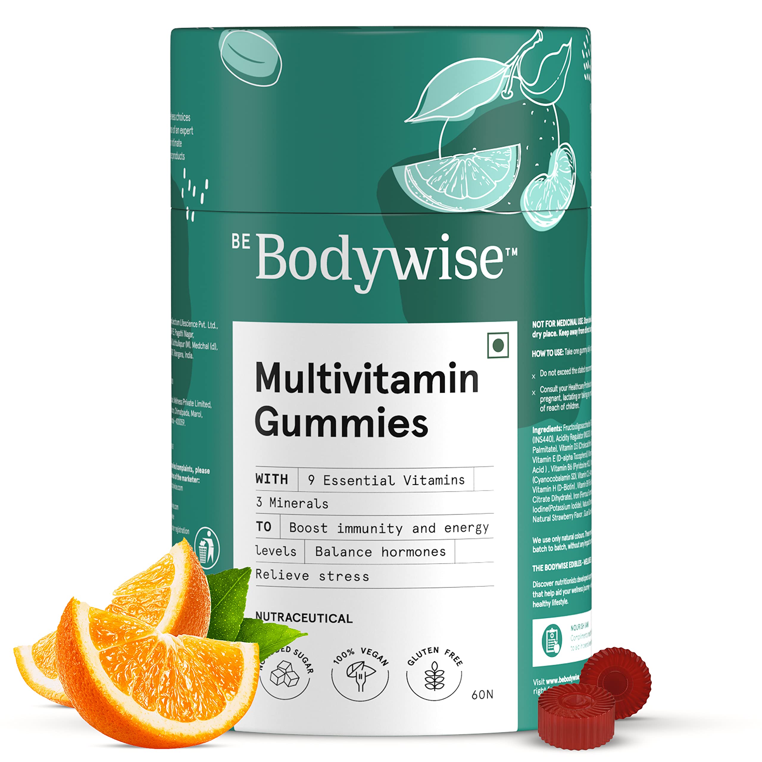Buy Be Bodywise Multi Gummies (60 Gummies) With Zinc, Iron & Biotin
