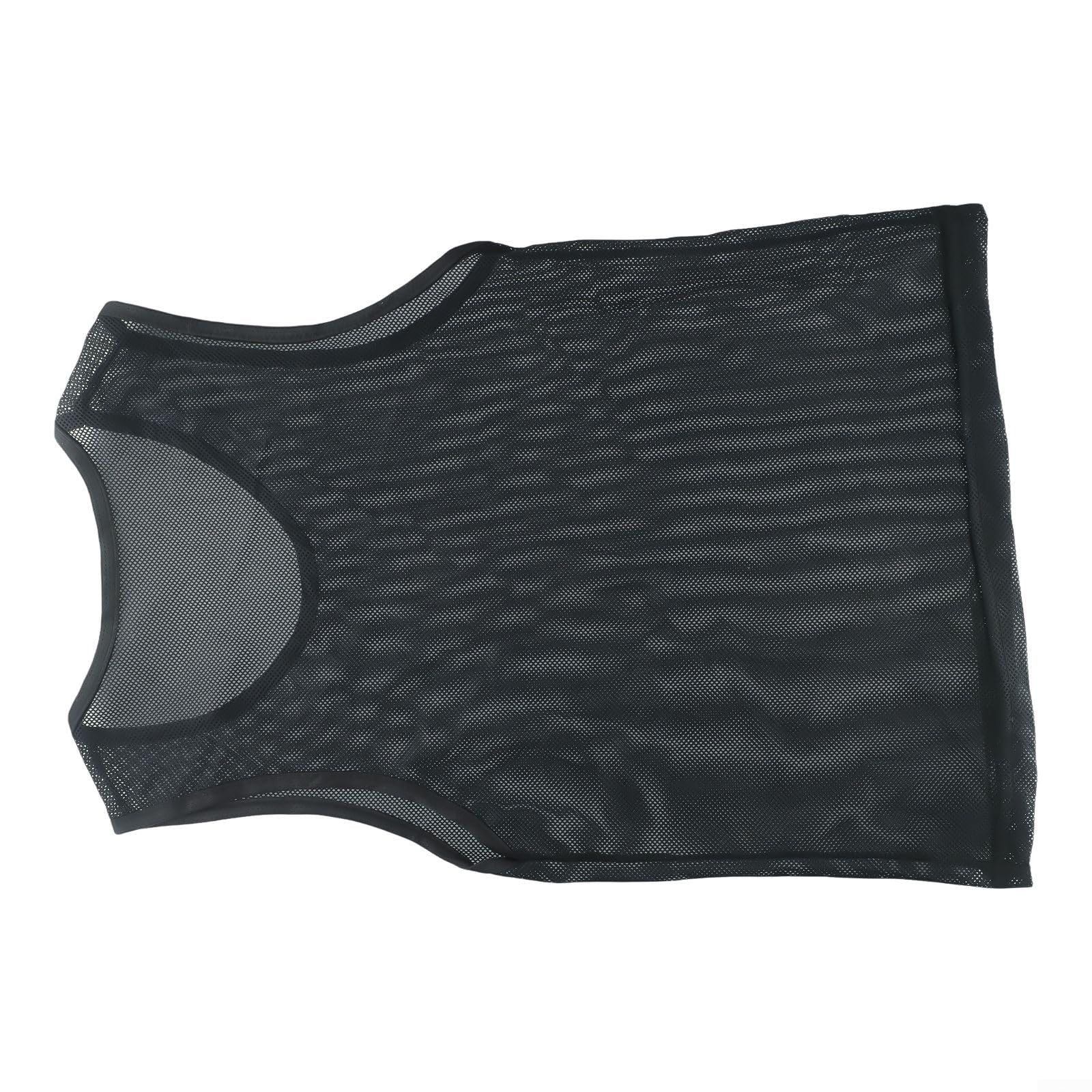 Chaleco de fútbol para entrenamiento juvenil, chalecos deportivos de malla para niños y niños, ajuste holgado, poliéster, ropa de práctica de fútbol, baloncesto, críquet, 40 x 56 cm (negro)