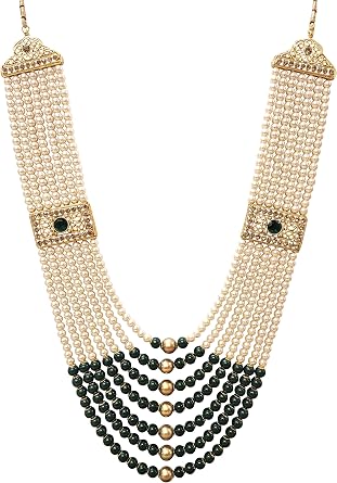 RAADHE CREATION Men's Pearl Necklace 