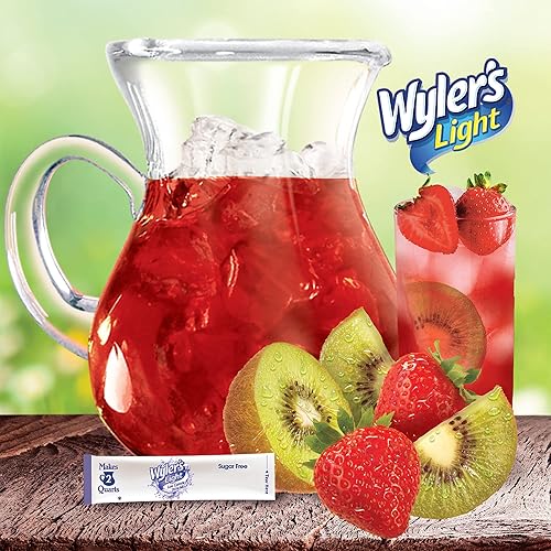 Vista 35 de Wyler's Light Paquetes de jarra, mezcla de bebida de agua, té helado de melocotón, 6 cajas (36 paquetes de jarra)