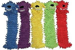 Stuffing-Free Squeaker-Less Multipet Loofa Dog Toy