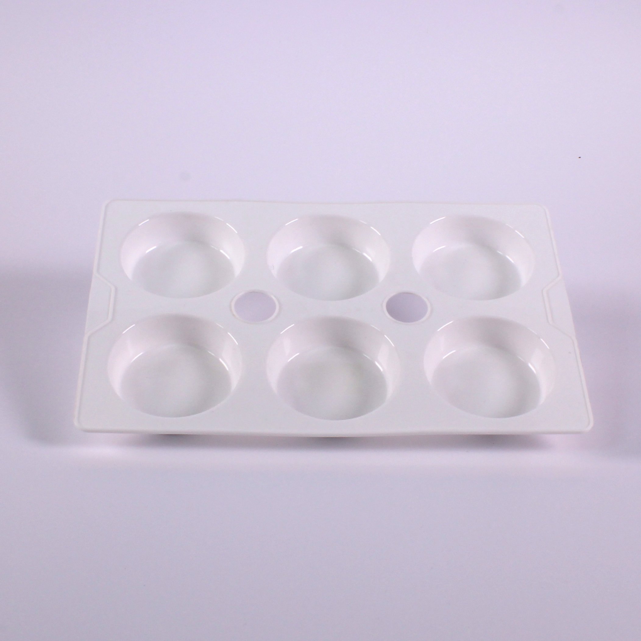 Large Plastic White Paint Palette Mixing Tray Art Painting 6 Dipping Wells by BCreative ®