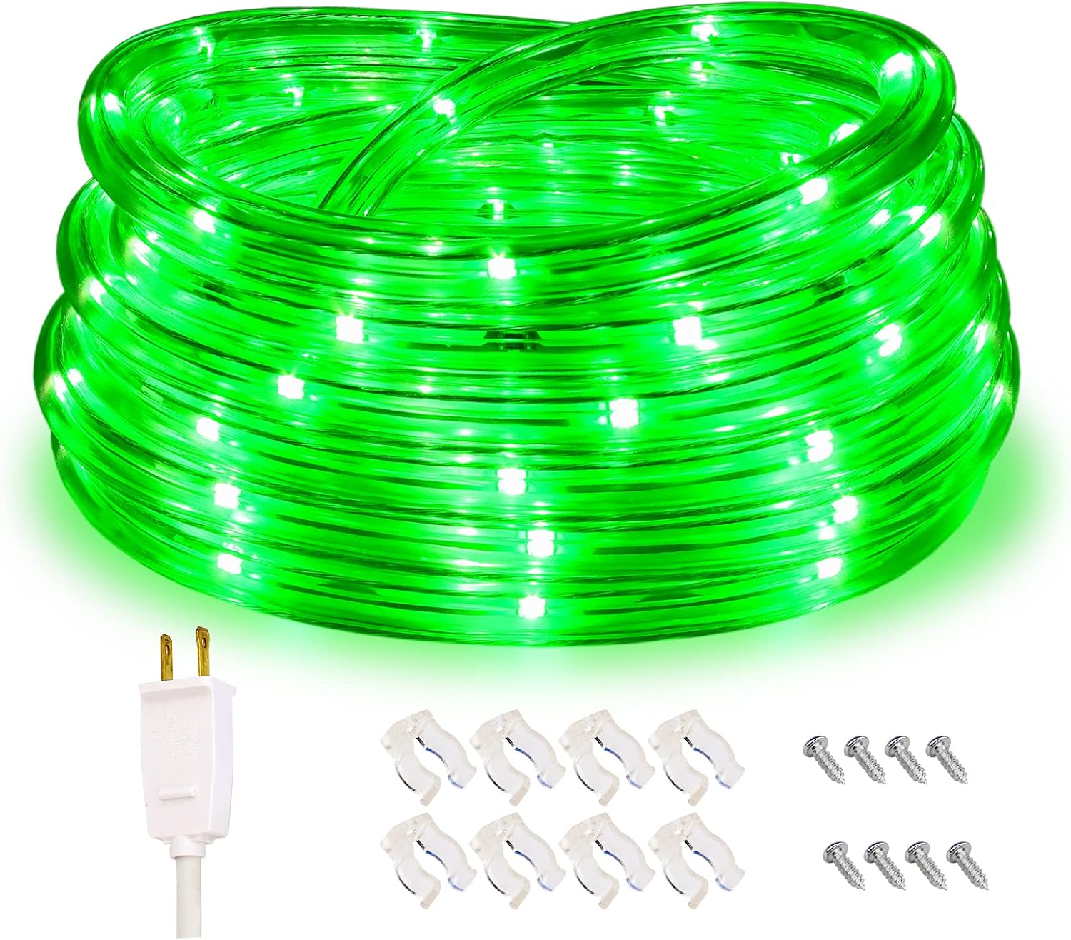 Rope Lights, 16Ft Waterproof Connectable Strip Lighting Blue, Indoor Outdoor Mood Lighting for Home Christmas Holiday Garden Patio Party Decoration