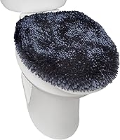 Vista 15 de TOWN & COUNTRY BASICS Spa Step Noodle - Cubierta sólida para tapa de inodoro de baño, afelpada, suave y absorbente, lavable a máquina, color blanco