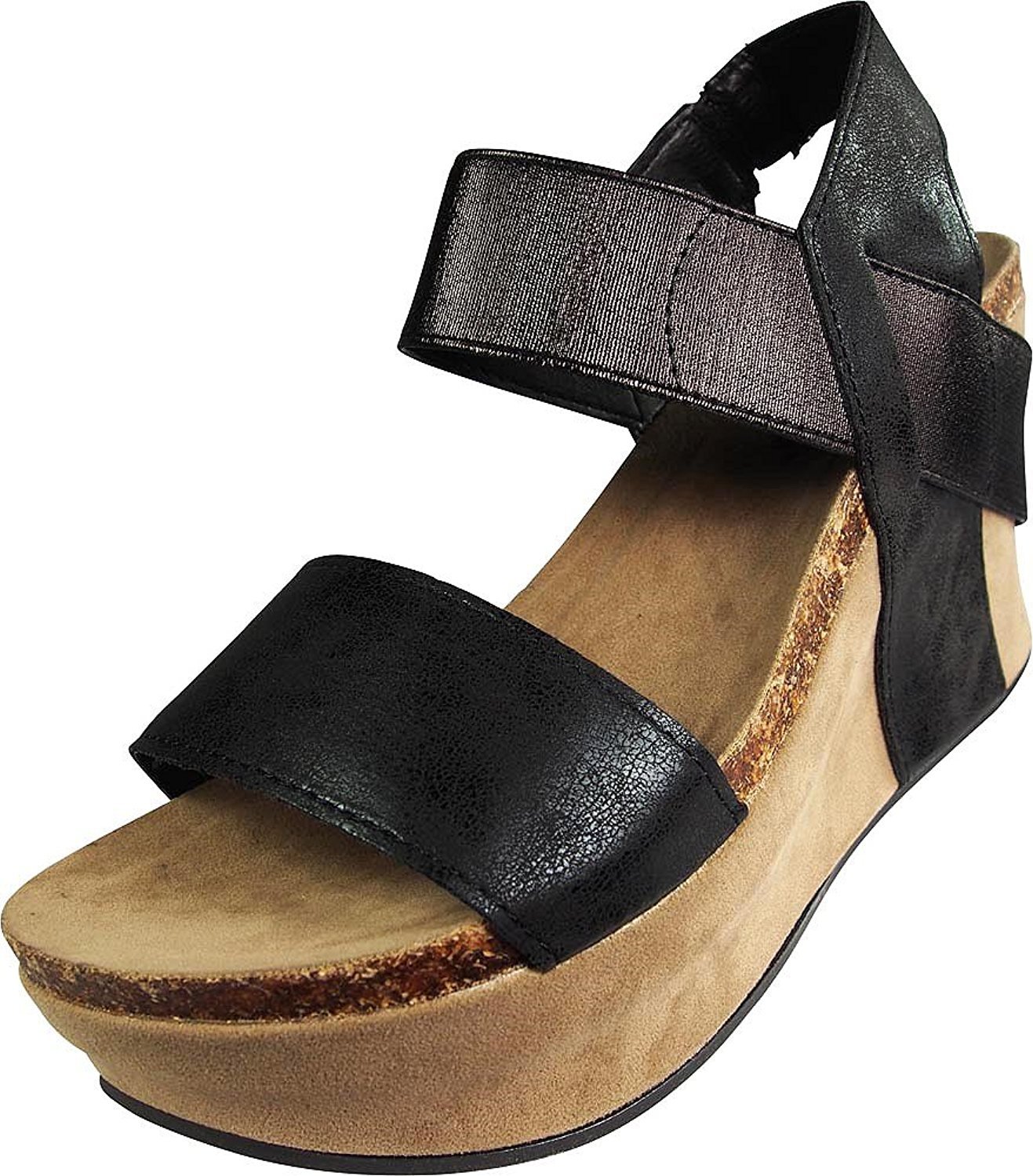Pierre DumasPierre Dumas Hester Women's Platform Wedge Open Toe Sandals