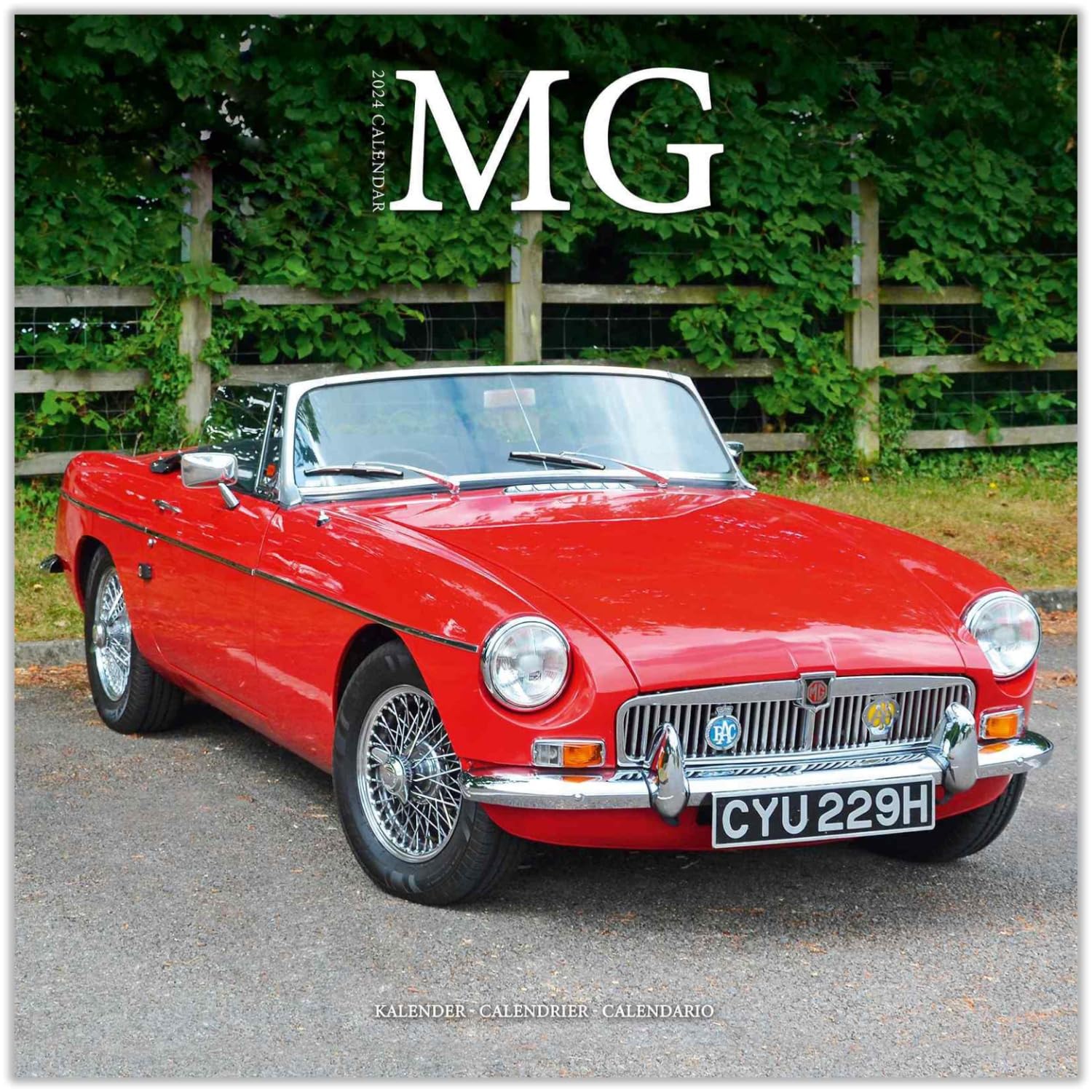 Amazon.com: 2023 2024 MG Calendar - MG Midget Monthly Wall Calendar - 12 x  24 Open - Thick No-Bleed Paper - Giftable - Academic Teacher's Planner  Calendar Organizing & Planning Calendar : Office Products