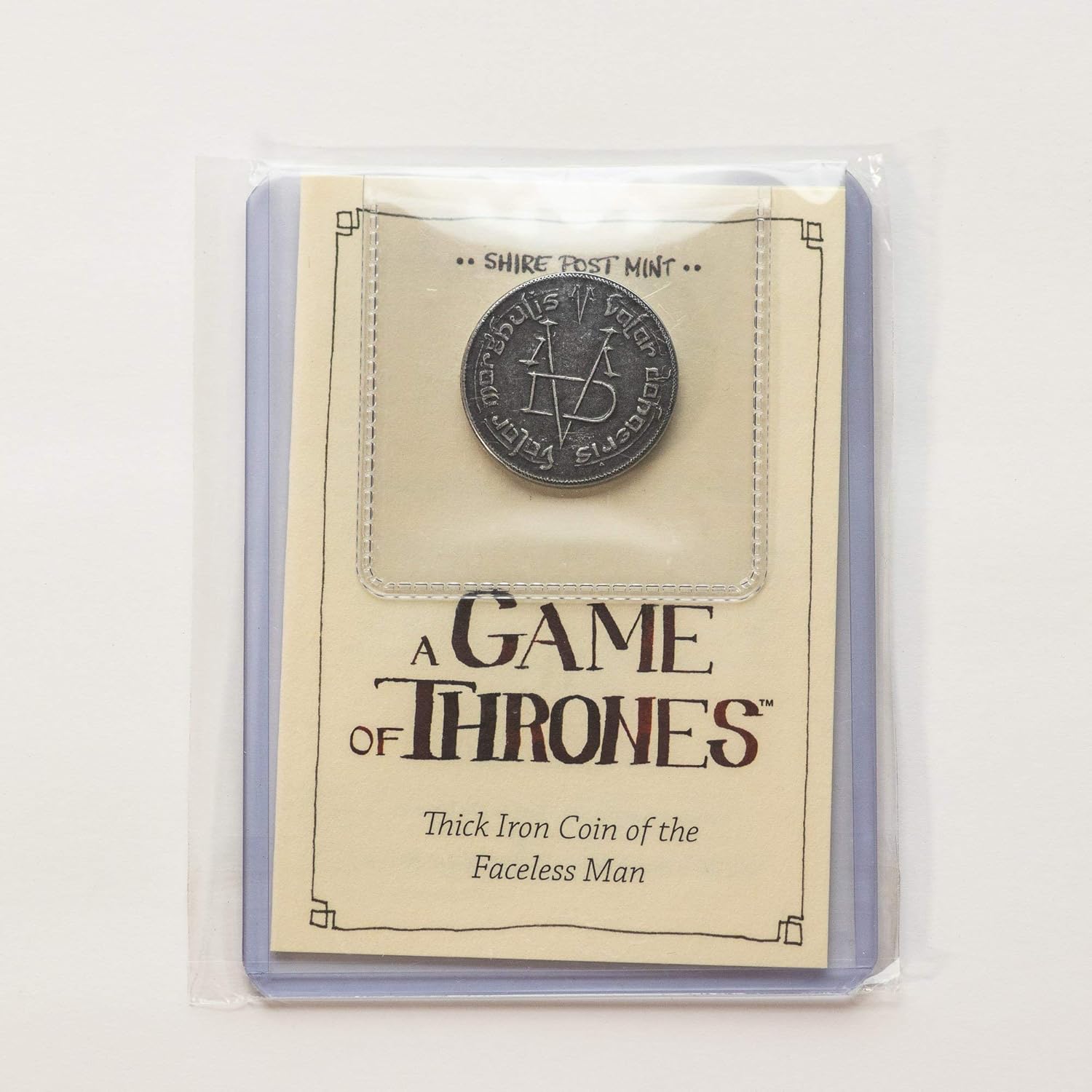 Thick Iron Coin of The Faceless Man