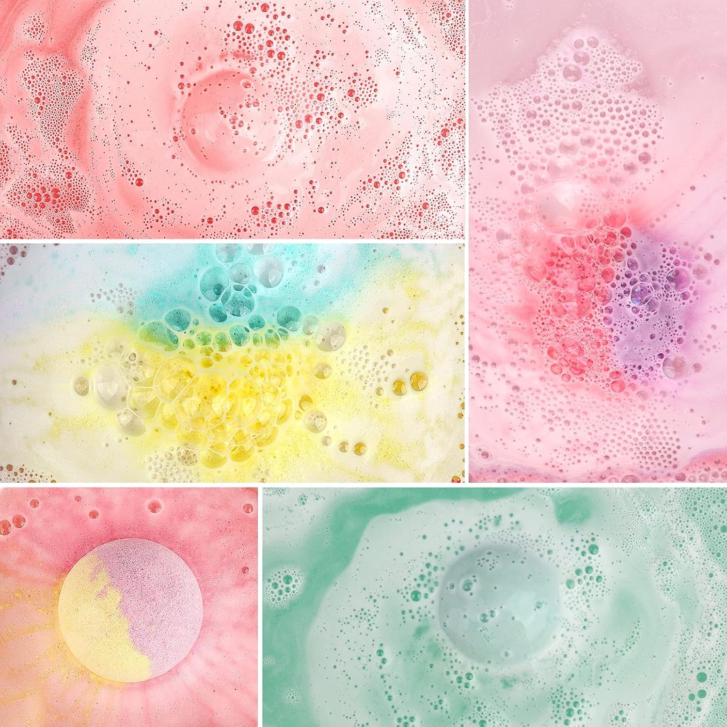 Bombe de Bain Original,16PCS Boule de Bain Femme Relaxante ,Coffret Bombe de Bain
