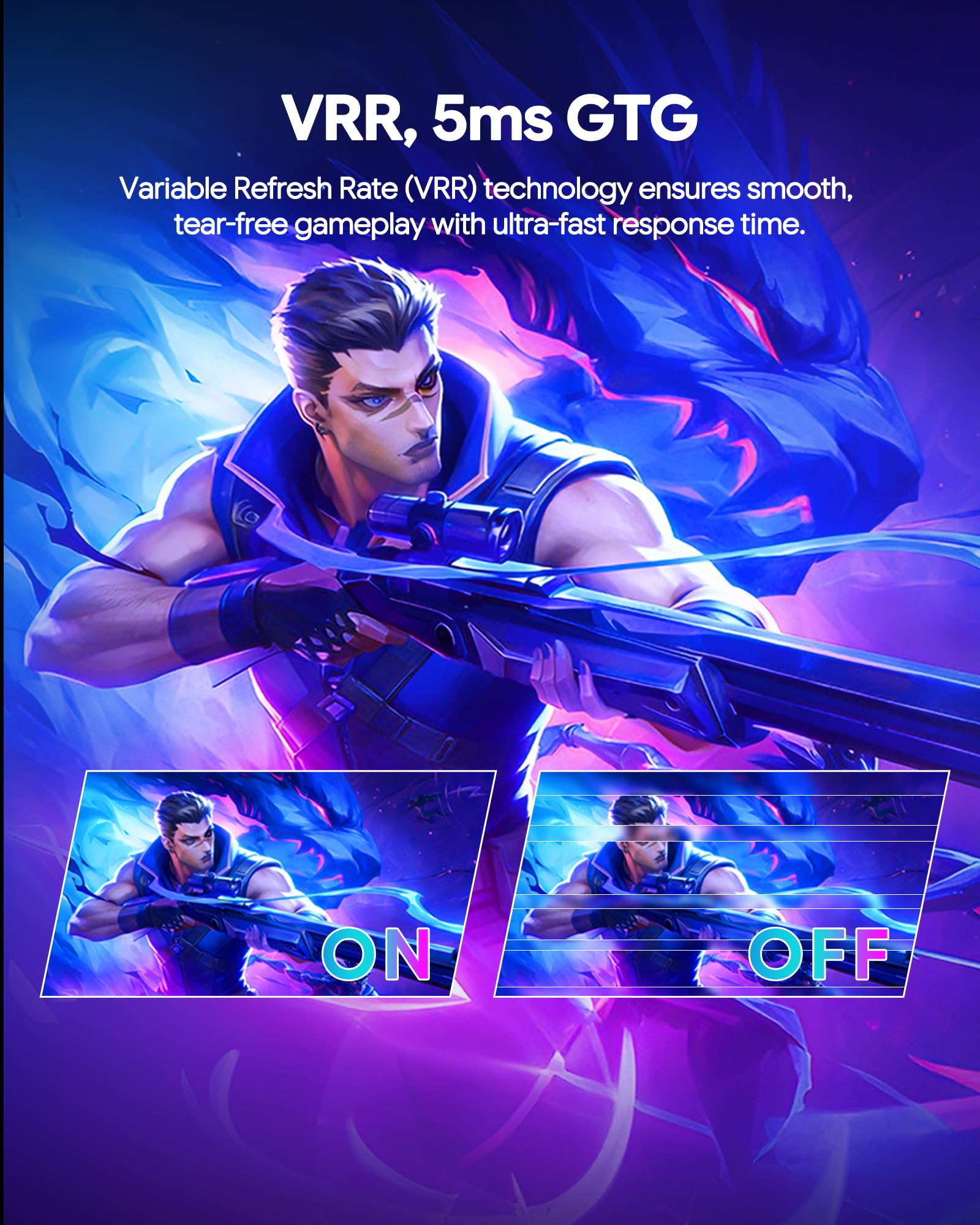 P27D 27'' 4K Monitor, 144HZ, 3840x2160 Honeycomb sin Soporte | Panel IPS, 99% sRGB, 500 cd/m² Brillo, USB-C 100W Carga, Altura Regulable – Pantalla para Gaming y Oficina