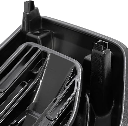 Miniatura 9 de HECASA Rejilla delantera compatible con Ford F250 F350 2020-2022 Super Duty Parrilla de parachoques plateada+negro