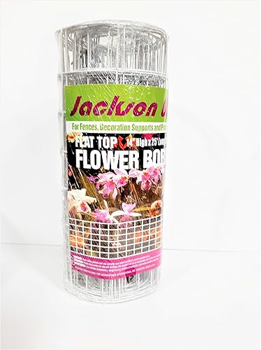 Flor blanca de Jackson Wire 1301533114in x 25ft Valla