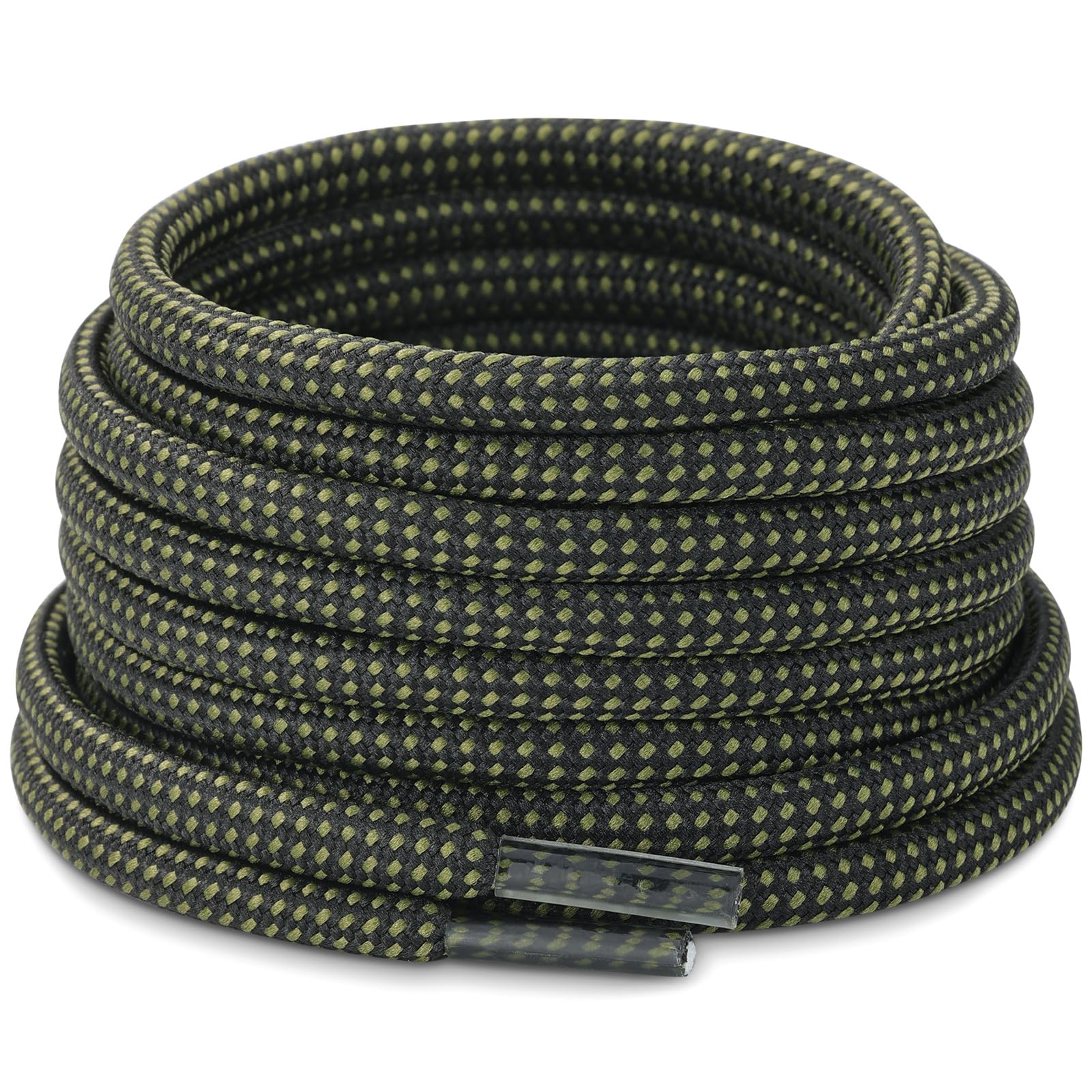 Handshop2 Pairs Round Boots Shoe Laces 5/32" Thick Heavy Duty Shoelaces for Hiking Shoes
