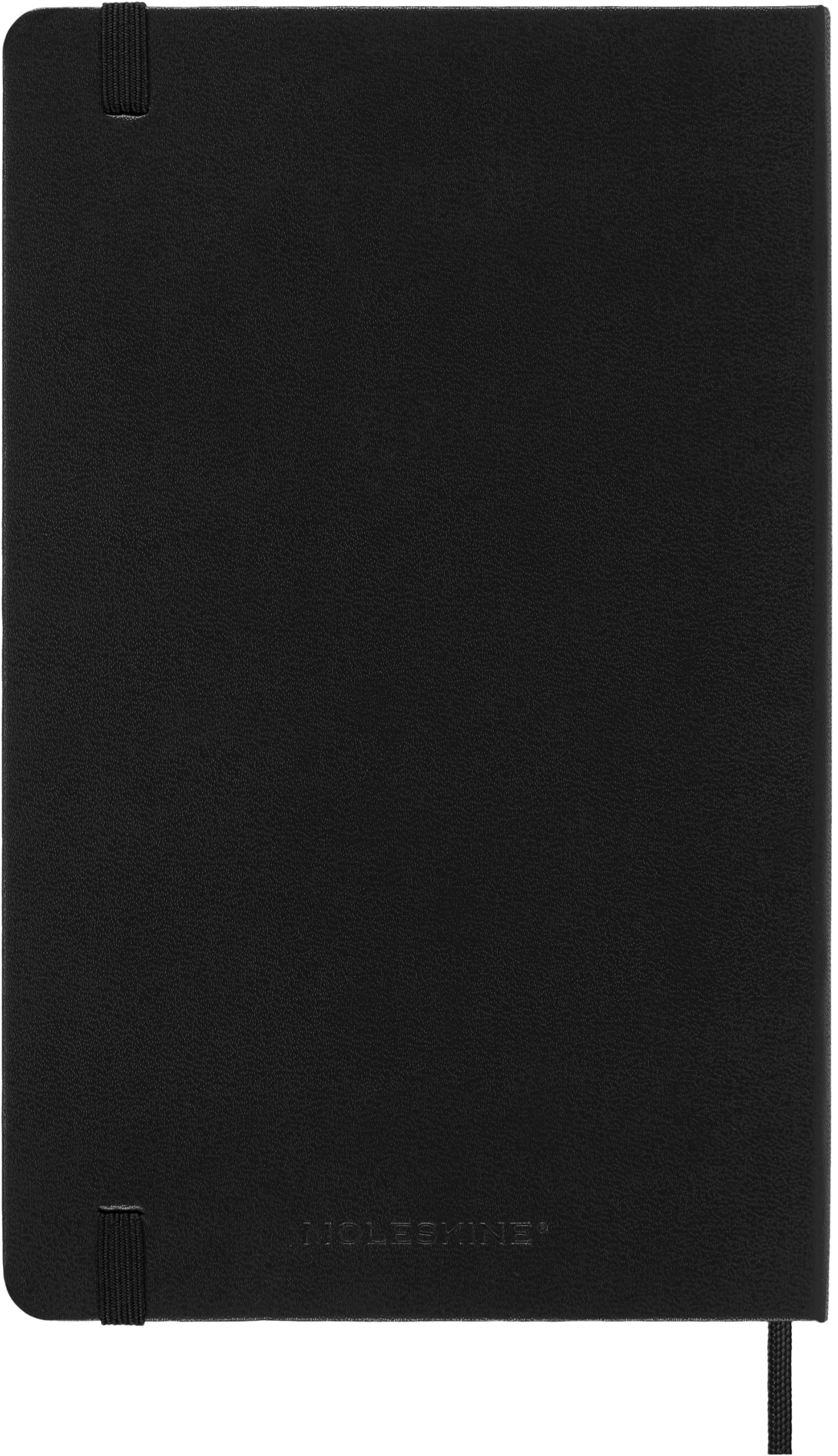 Moleskine Weekly Planner 2023-2024, Agenda de 18 Meses Horizontal, Agenda Semanal con Tapa Dura, Tamaño Grande 13 x 21 cm, Color Negro