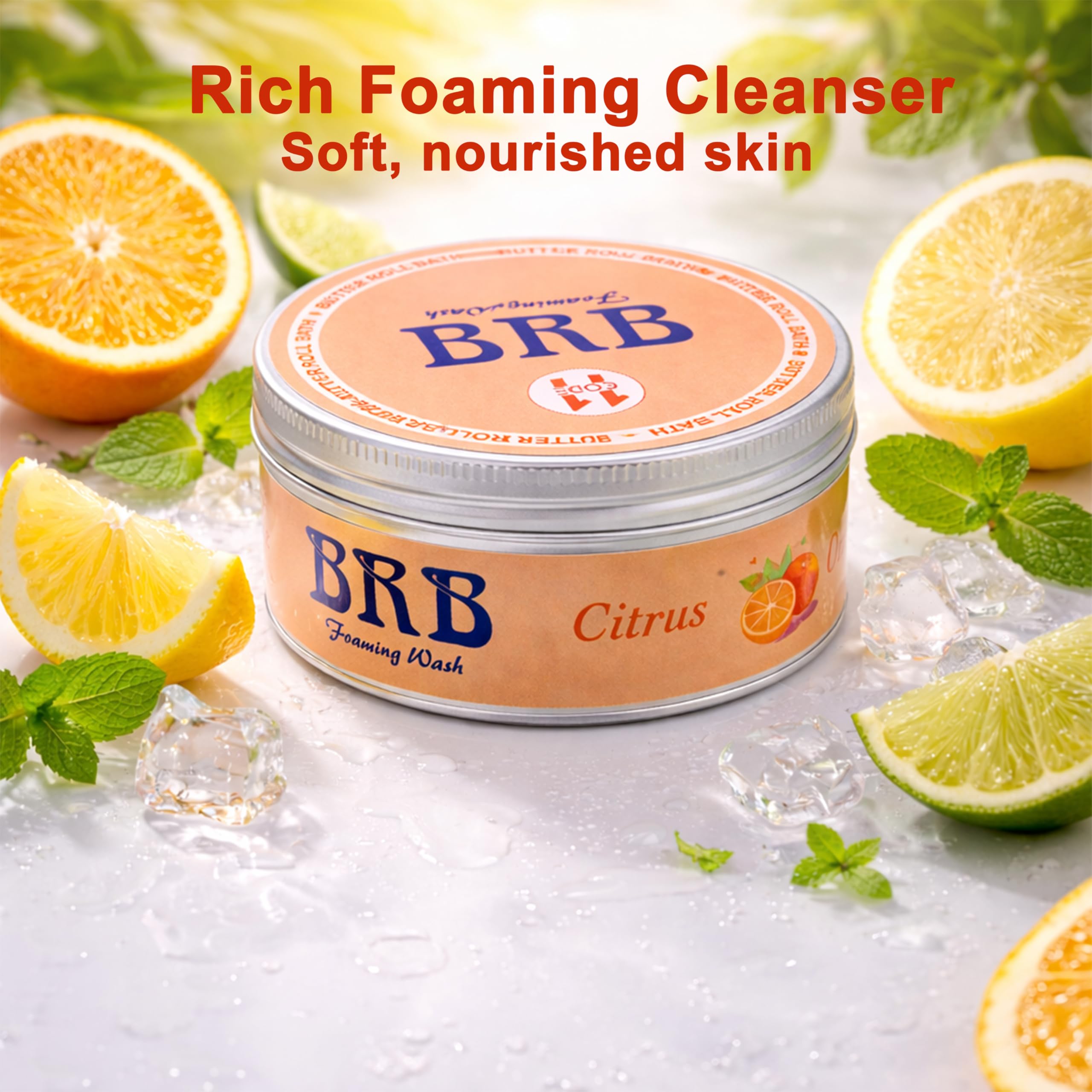 Code 11 BRB Baby Foaming Wash Orange | Gentle Moisturizing Body Cleanser | Soft Skin Care Daily Bath for Children 2