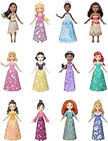 Mattel Disney Princess Ultimate Pack: 12 Posable 3.5" Small Dolls in Signature Outfits - Ariel, Belle, Cinderella & More Collectibles