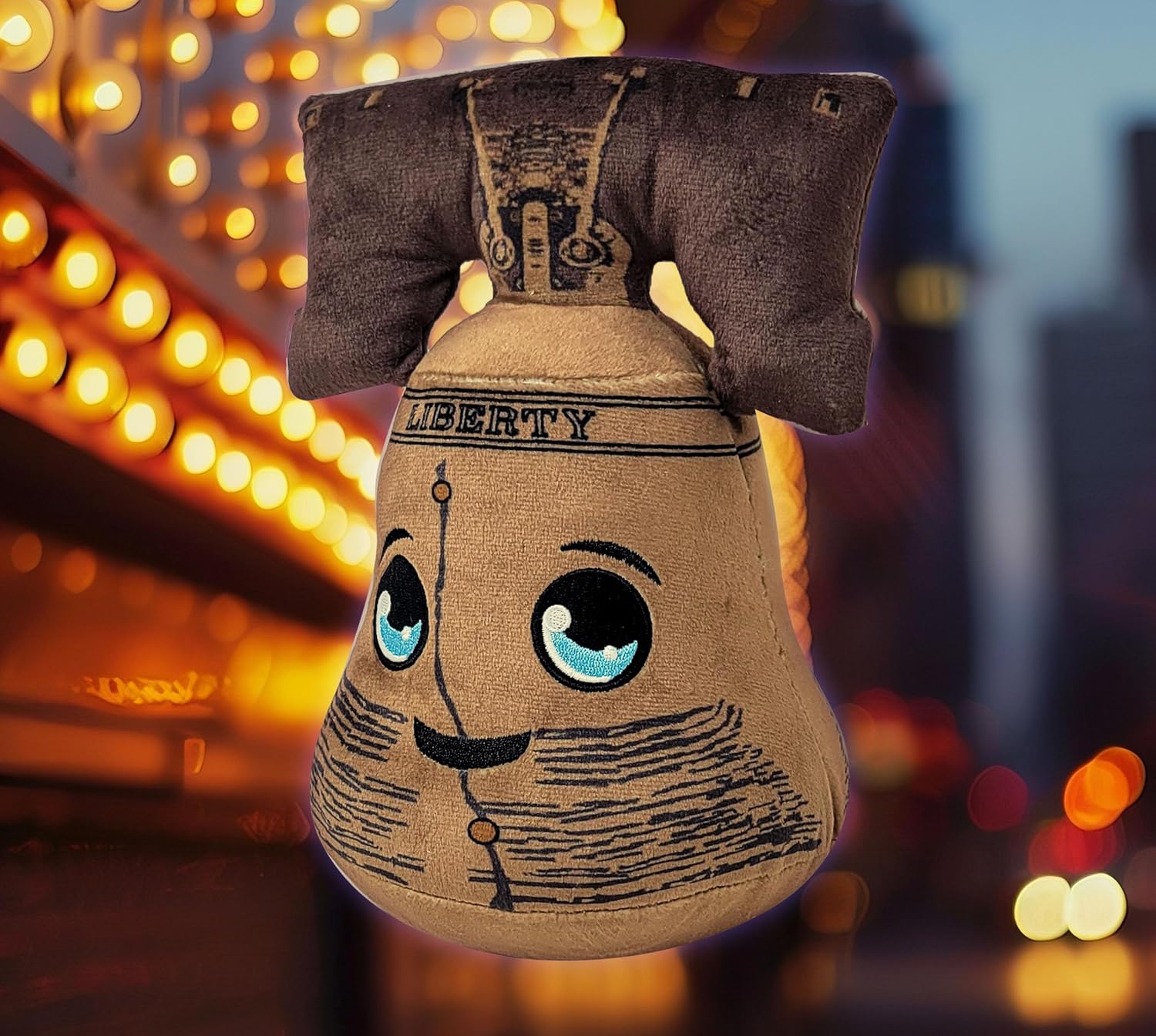 America 250 8” Liberty Bell Midori Sitting Plushie – Official Chibi Plush – Sustainable + Handcrafted