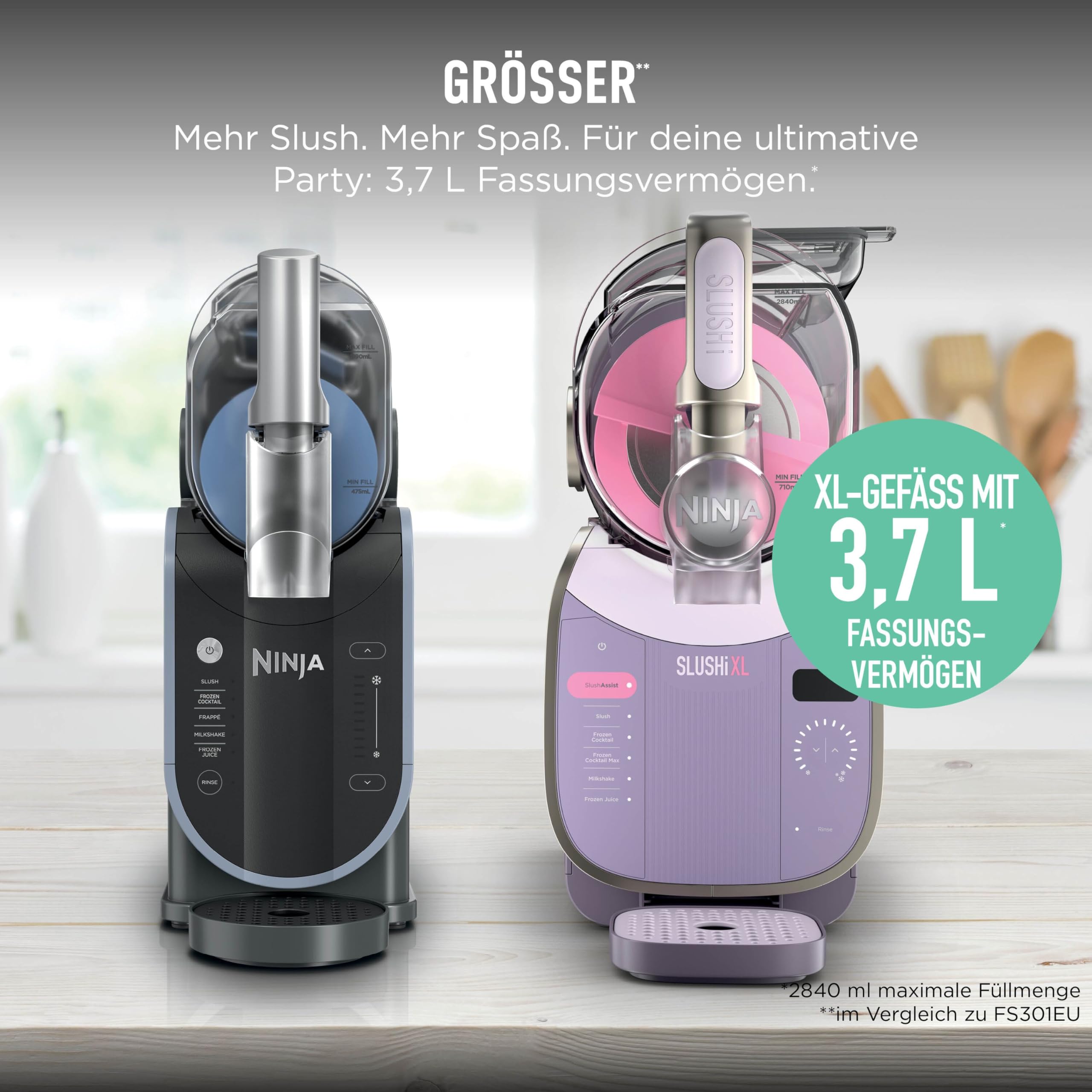 Ninja SLUSHi XL Slush-Eismaschine mit SlushAssist-Technologie, großes Fassungsvermögen von 3,7 l... Ansicht 5