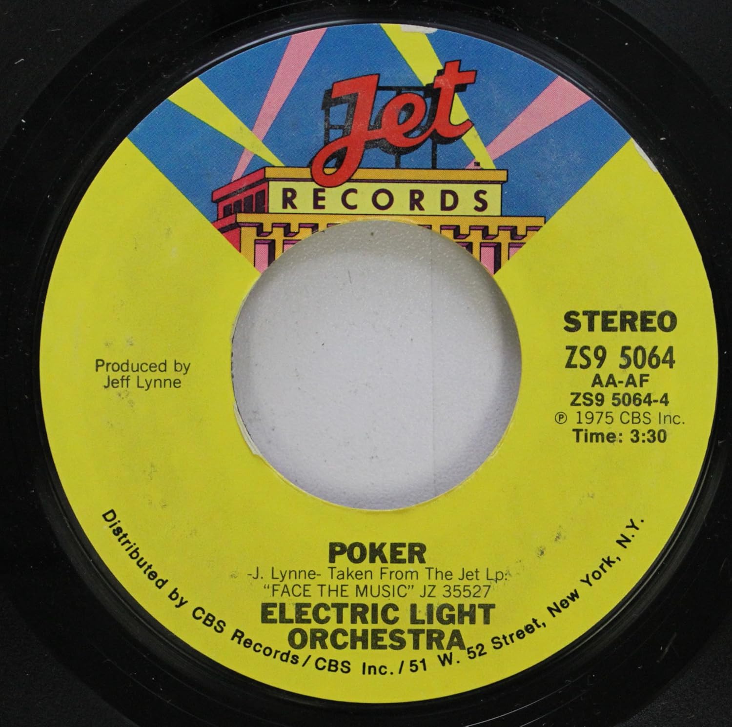  ELECTRIC LIGHT ORCHESTRA 45 RPM POKER / CONFUSION Music