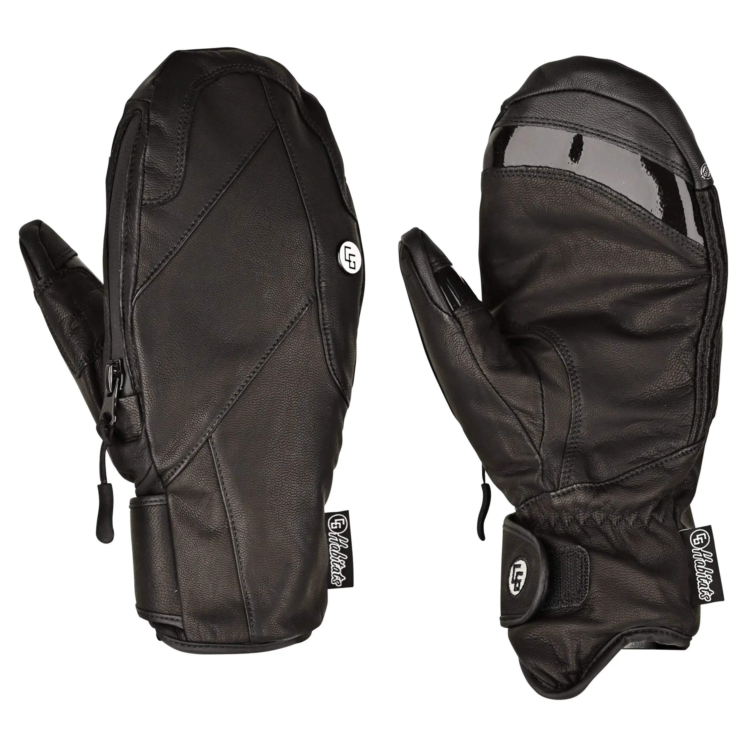 CG HABITATS Handbag Mitten – Genuine Leather Thermal Mittens for Men with DRYATEC Waterproof Membrane & Touchscreen Control