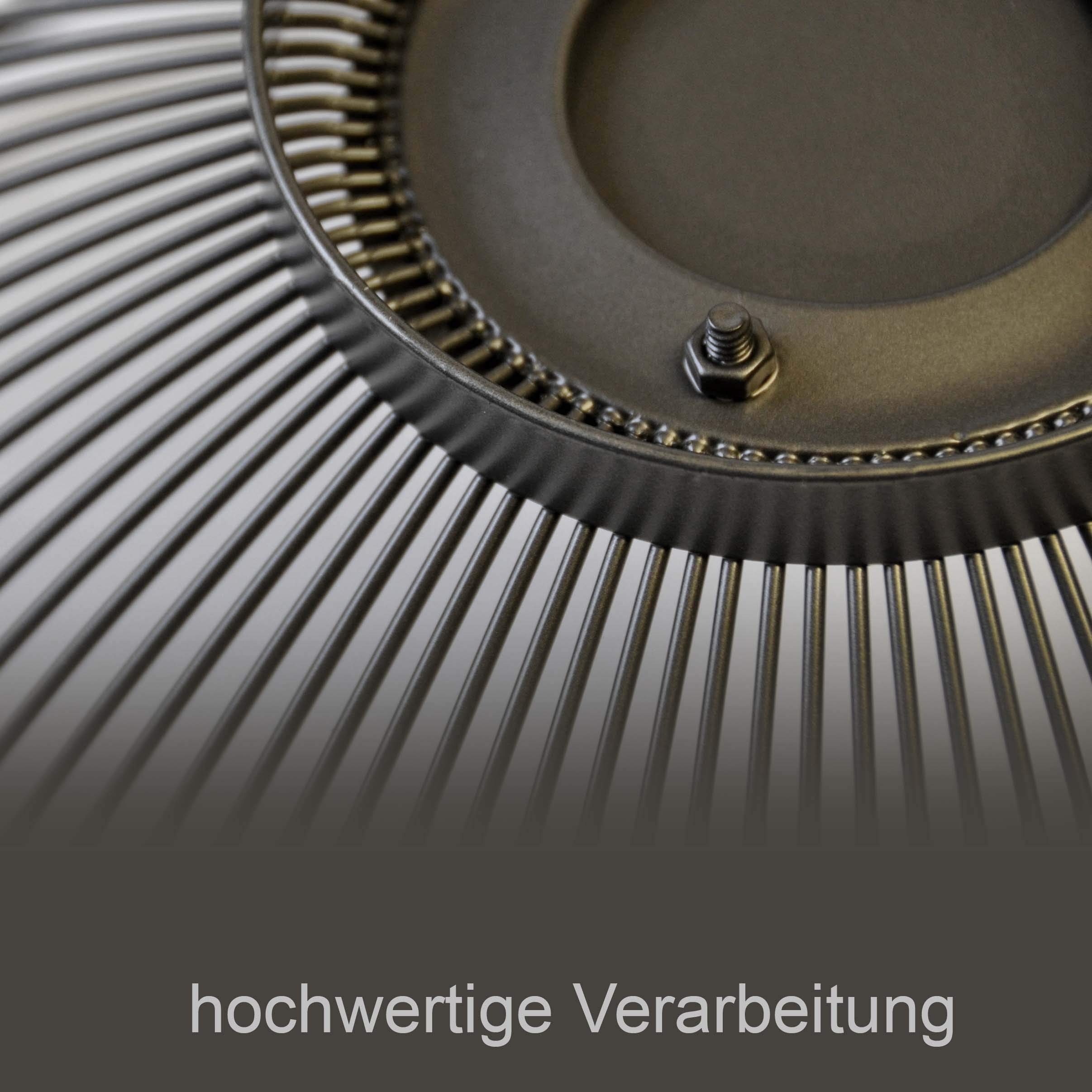 Moderne Obst Etagere // Metall // Schwarz // 3-teilig // zwei große Obstschalen & Bananenhalter