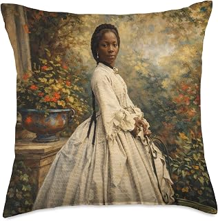 Sarah Forbes Bonetta Portrait Painting Throw Pillow