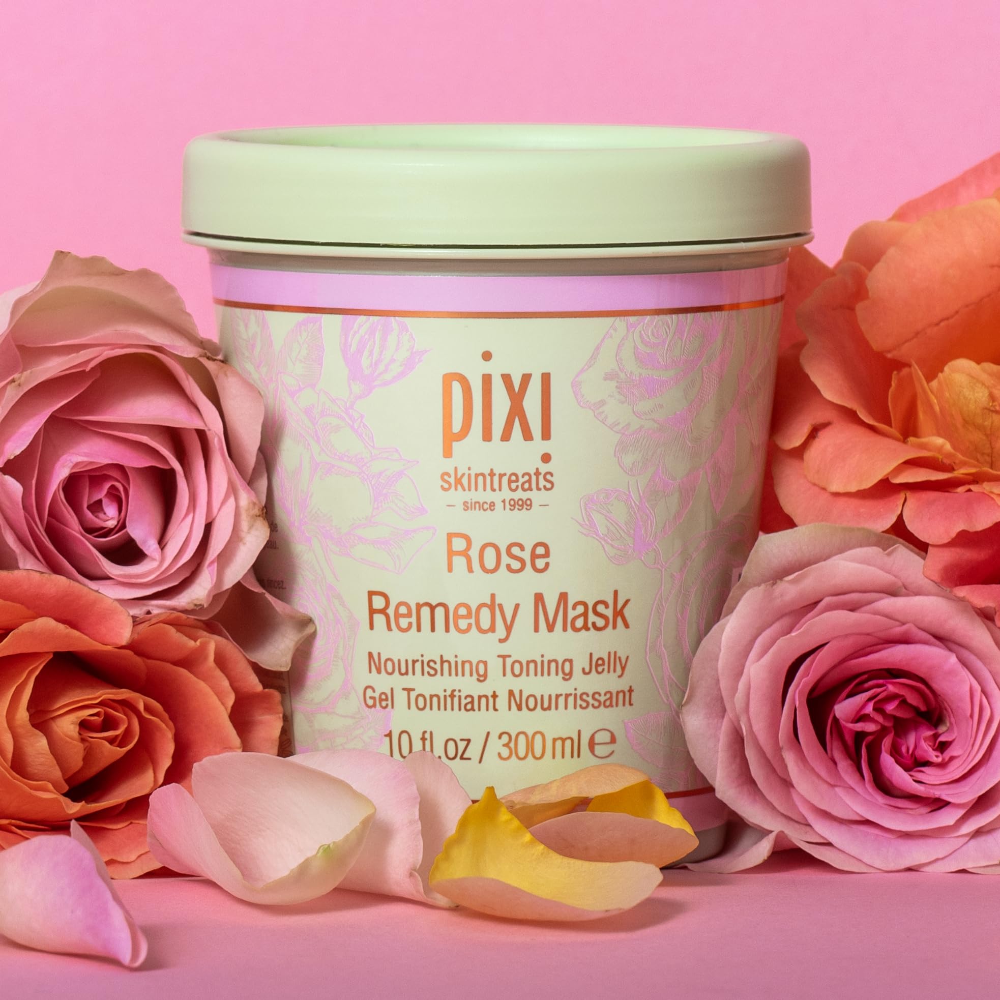 Amazon.com : Pixi Rose Remedy Mask | Toning Jelly Face Mask with