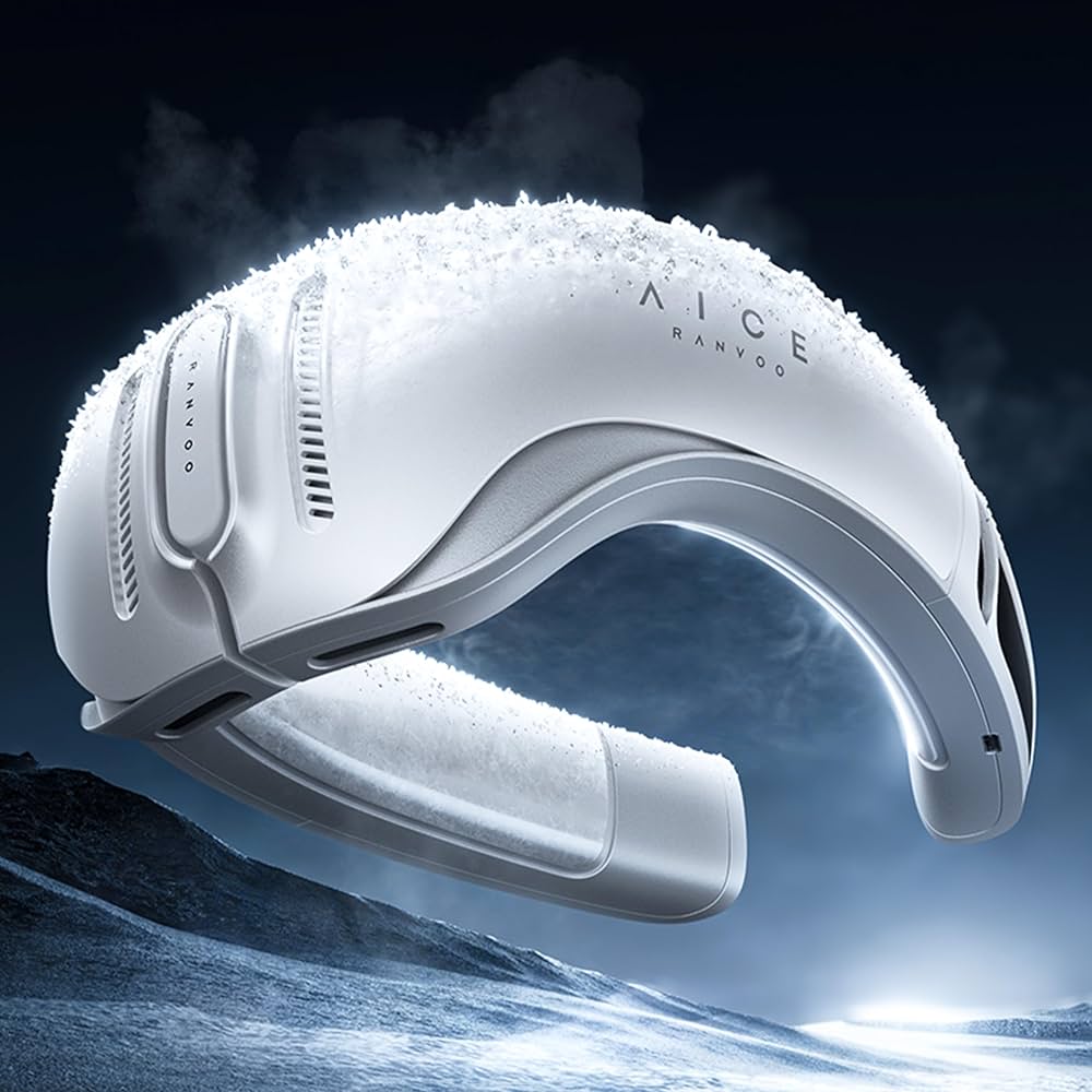 新品RANVOO AICE LITE 2024 エアコン 首掛け扇風機 ホワイト 楽天市場】当日出荷【妥協なき冷却力 AICE LITE】RANVOO 2024新