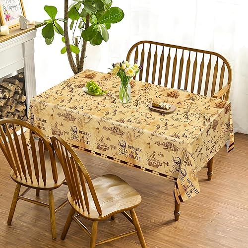 Miniatura 405 de CC HOME 1 pieza de mantel de plástico para fiesta de los 90 de 54 x 87 pulgadas de largo, mantel vintage retro de los 90 de hip hop, tema de 1990