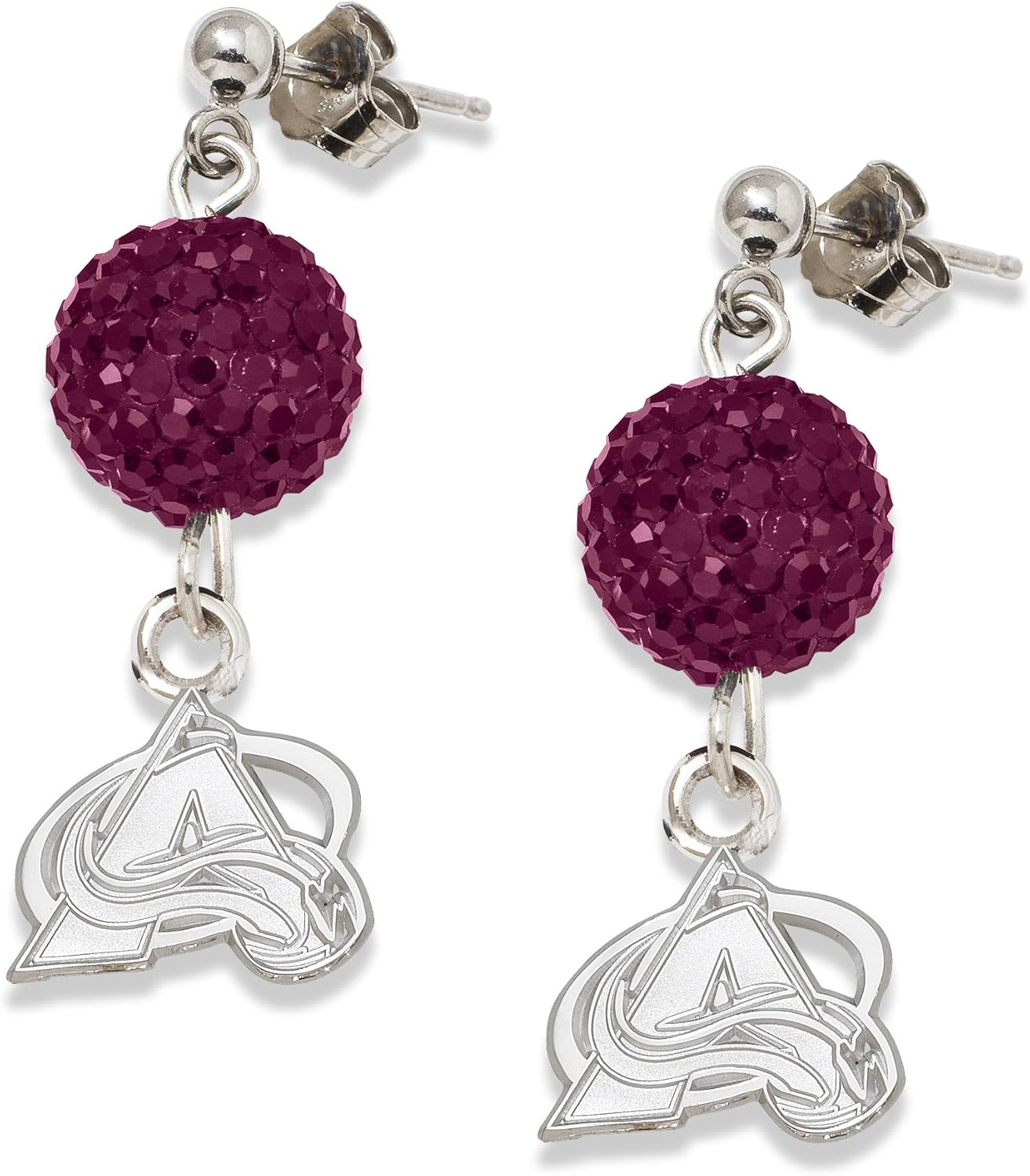 NHL Colorado Avalanche LogoArt Ovation Earrings