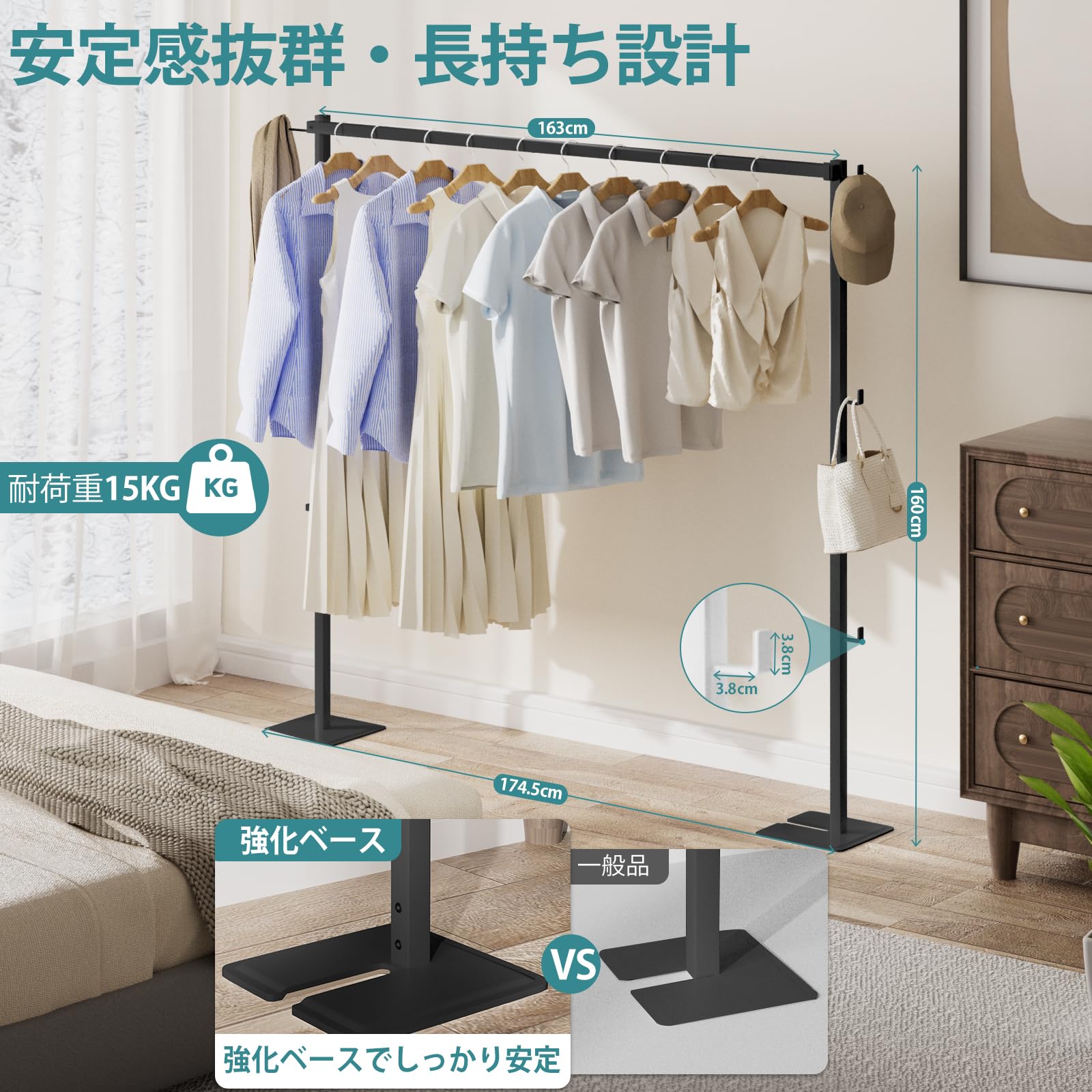 Amazon.co.jp : JAUREE 物干しスタンド 室内 折りたたみ式 洗濯物干し Amazon.co.jp : JAUREE 物干しスタンド 室内 折りたたみ式 洗濯物干し