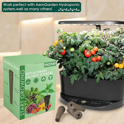 Miniatura 2 de PACETAP Esponjas de cultivo paquete de 80 esponjas de cultivo a granel compatibles con esponjas AeroGarden esponjas de crecimiento de repuesto