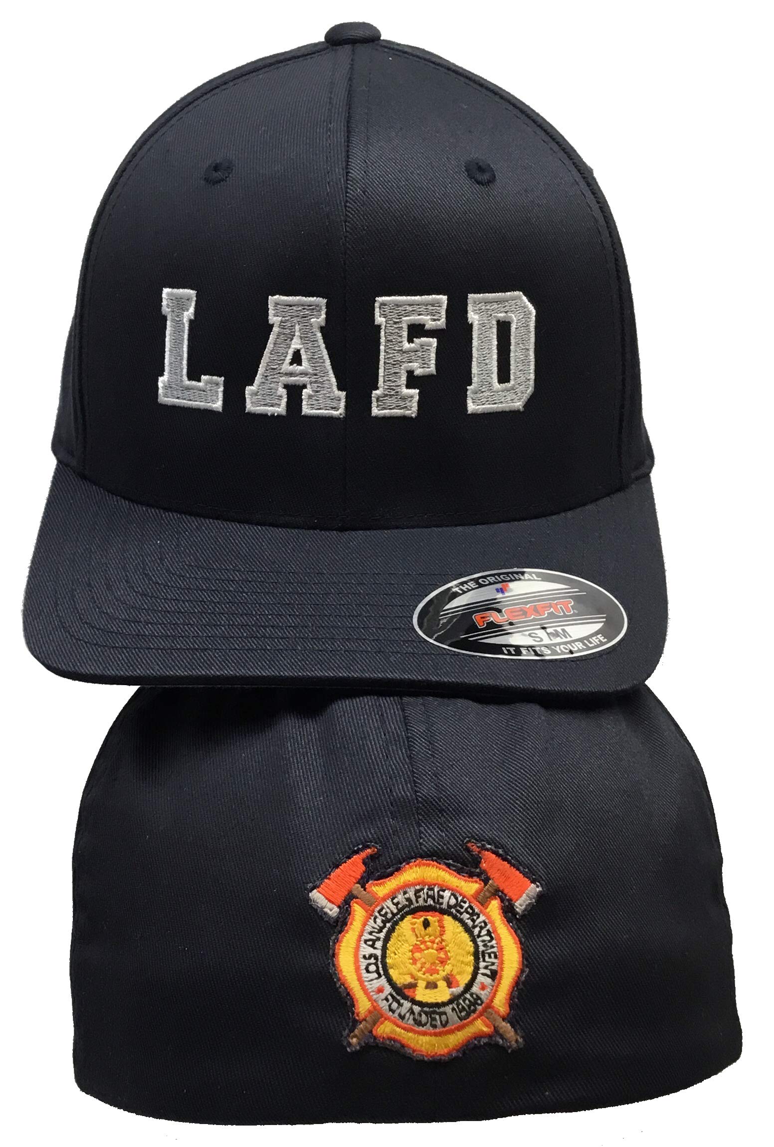 logos Hat Navy Flexfit S-M 