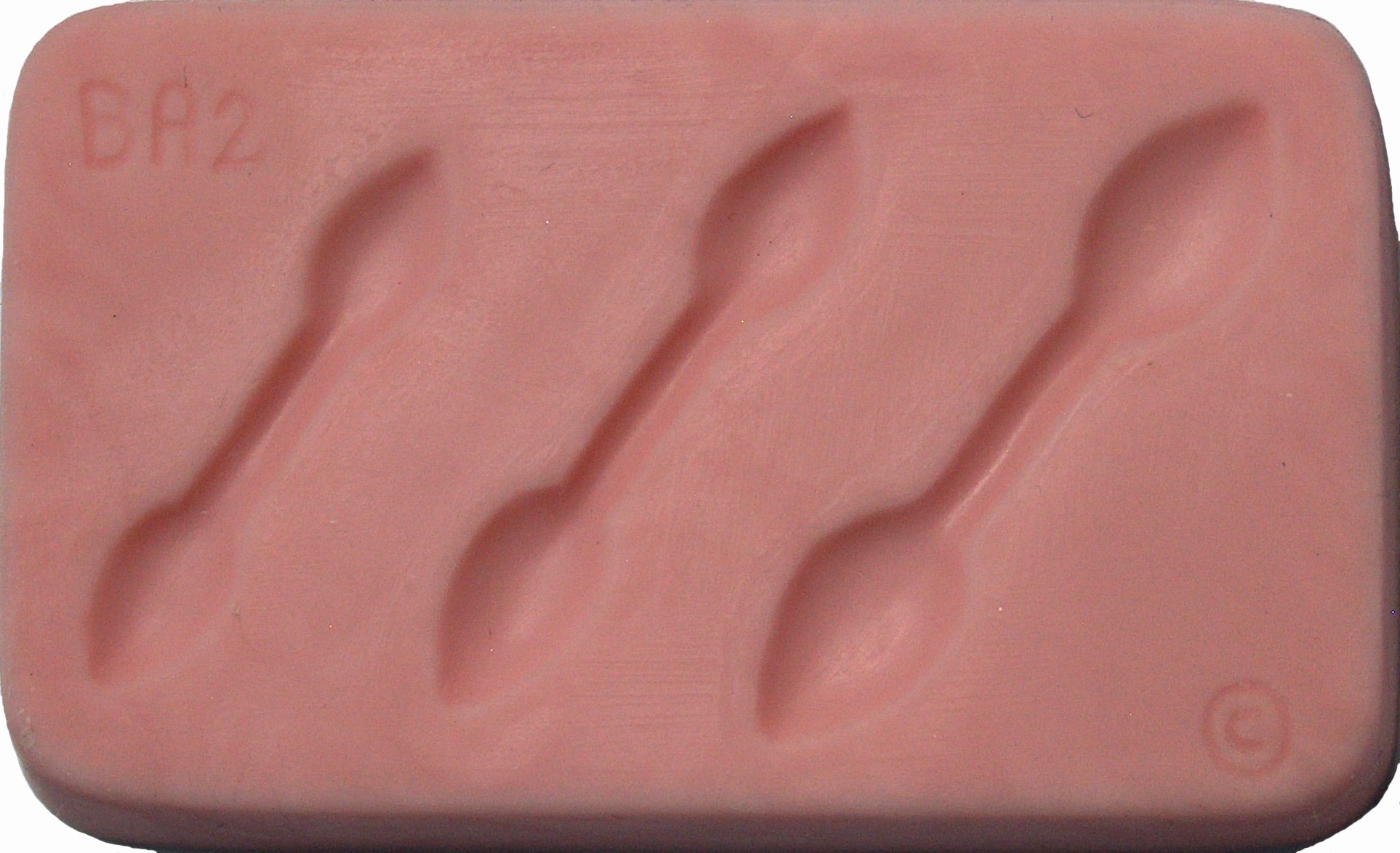 Fleximold Silicon Mold,"Long Spoon Shaped Bail" Mold