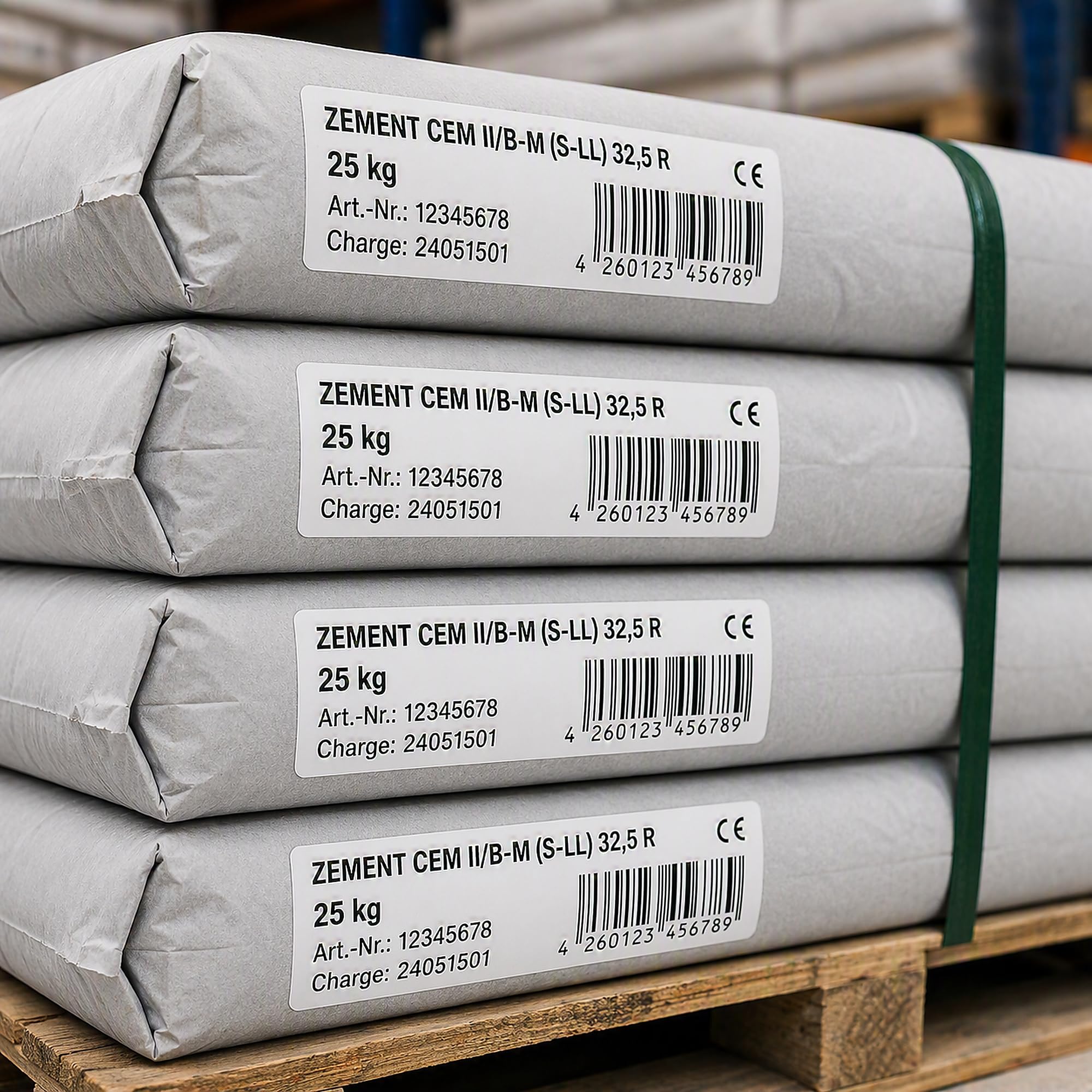 Labelident Thermotransfer Farbband Wachs/Harz gold metallic glänzend 110mm x 300m, Außenwicklung, kompatibel Zebra TSC GoDEX, für beschichtete Papieretiketten