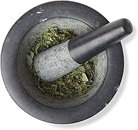 Vista 2 de Fox Run Mortero y mortero, granito, negro