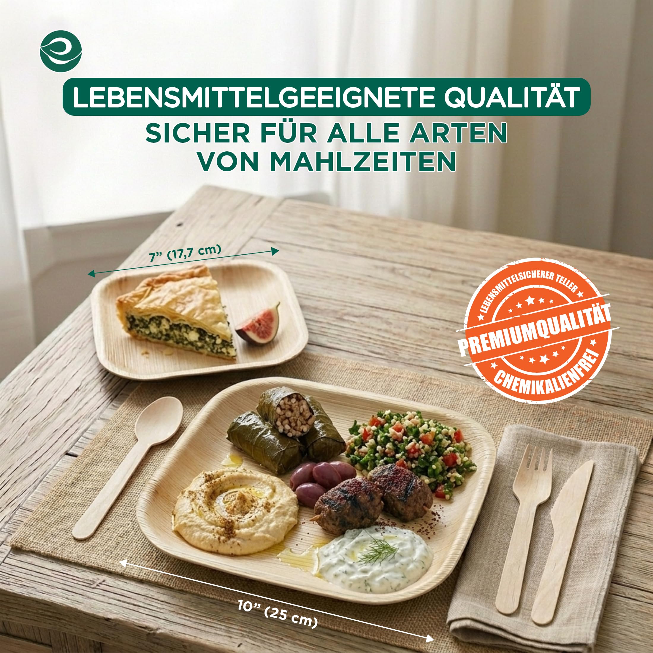 ECO SOUL Disposable Plates