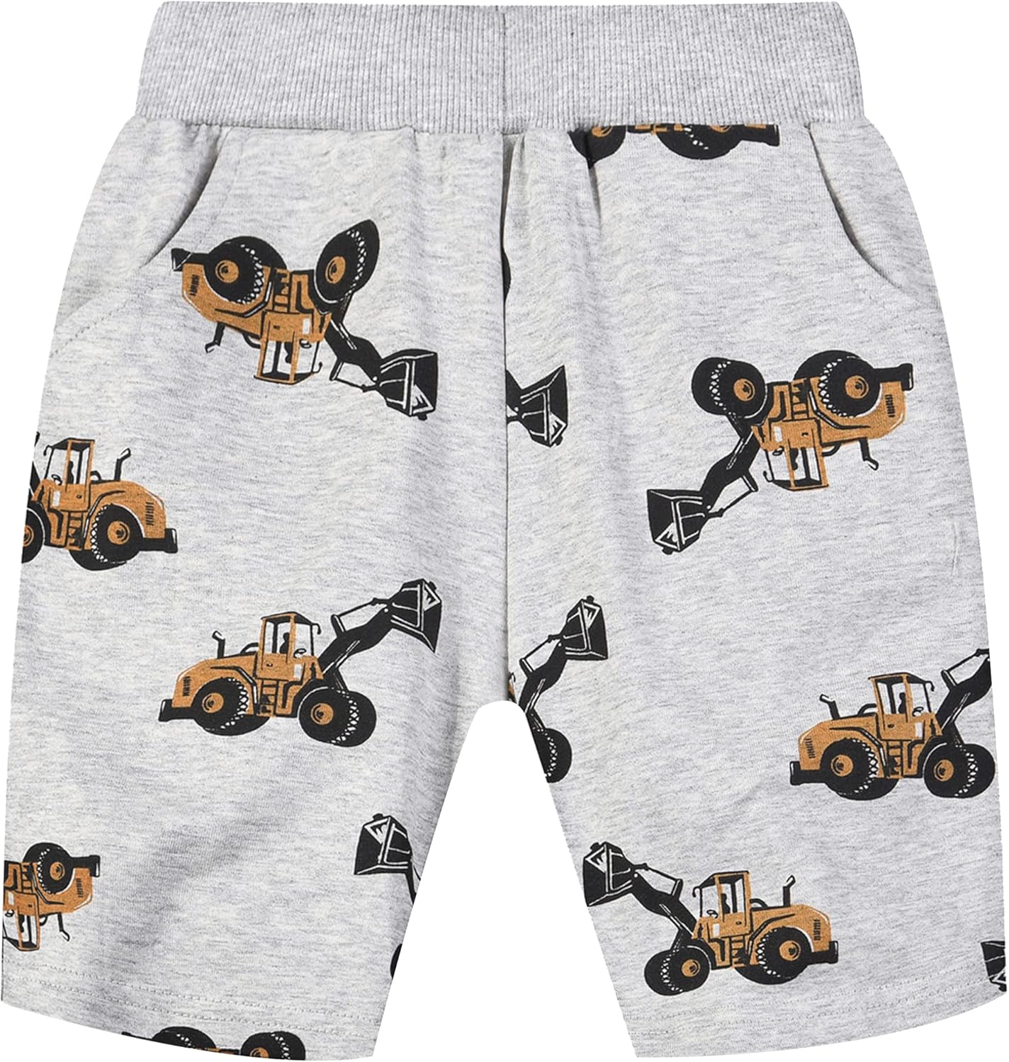 TLAENSON Toddler Boys Summer Cotton Shorts with Pocket, Baby Pull-On Casual Active Jogger Shorts 2-Pack /3-Pack - Image 2