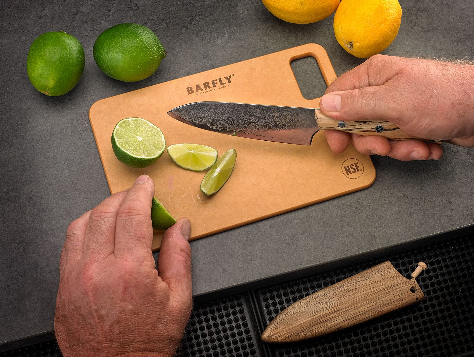 Barfly Bar Prep Cutting Board, 9-Inch x 6-Inch - Image 5