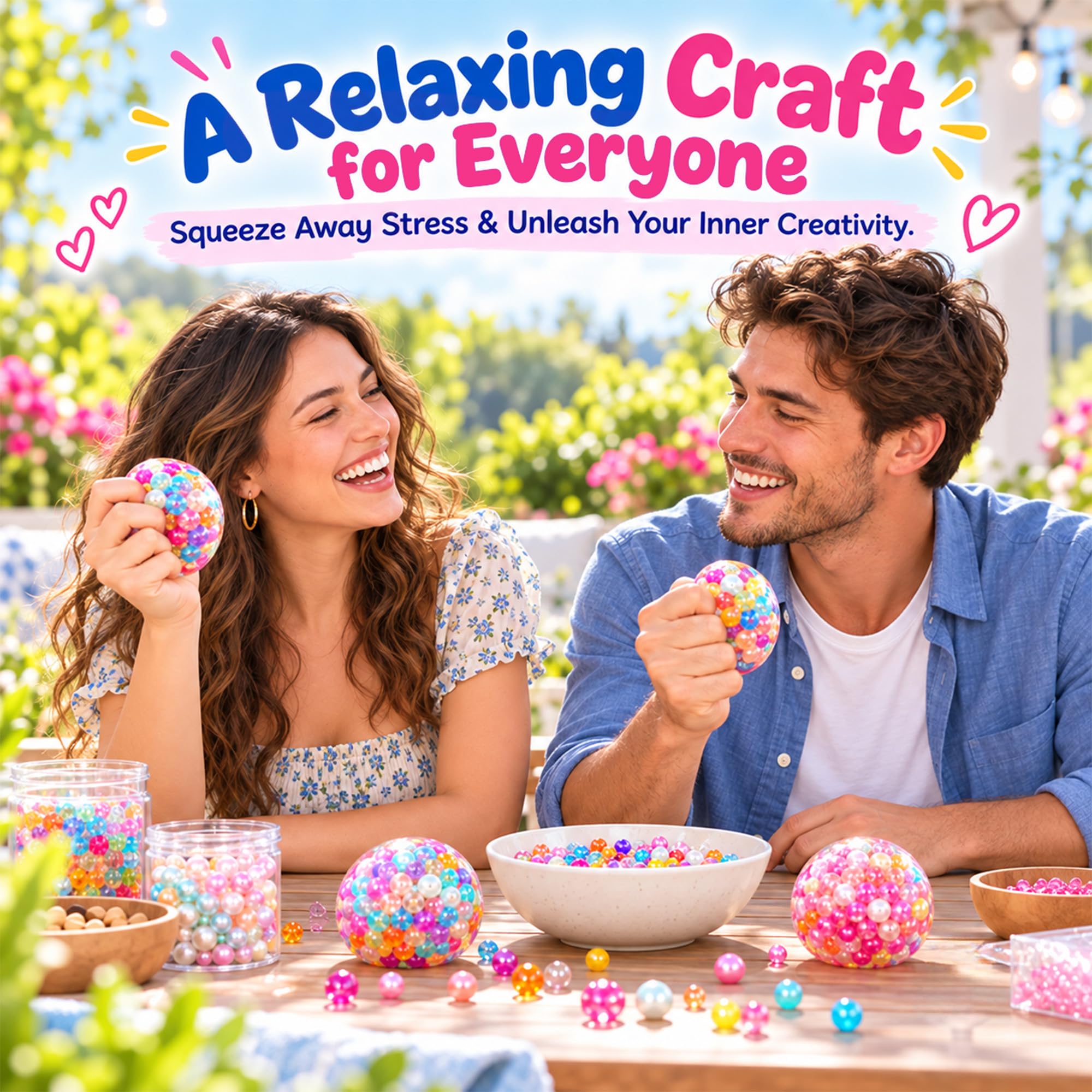 Kit fai da te per creare palline antistress, 16 pezzi con riempitivi di